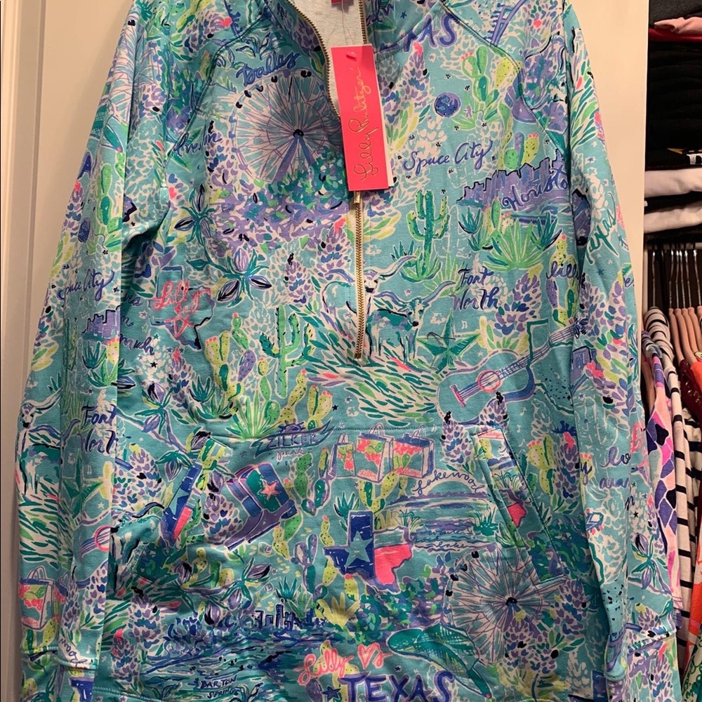 Lilly Pulitzer Texas Popover NWT M